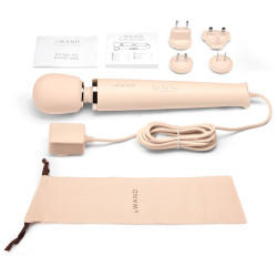 le WAND Wand Powerful Plug-In 34cm - Tête 62mm Crème